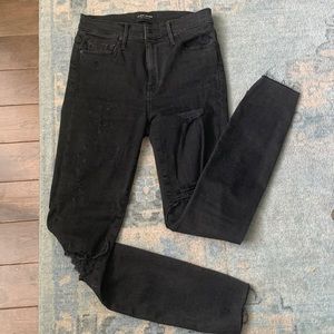 Black Orchid- step hem skinny jeans